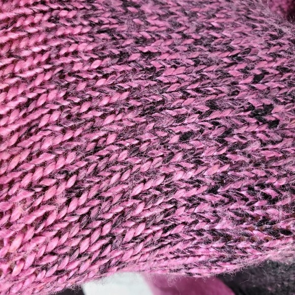 Bebe Removable Belted Black Fuschia Long Duster Cardigan Sweater Size Small - Picture 4 of 13